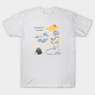 Be Kind To Yourself - Peach Cloud T-Shirt